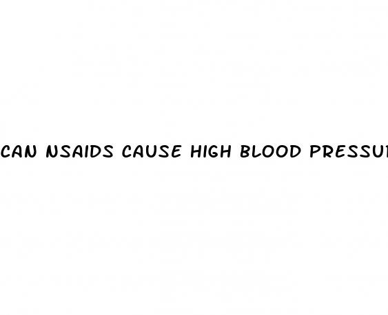 can nsaids cause high blood pressure