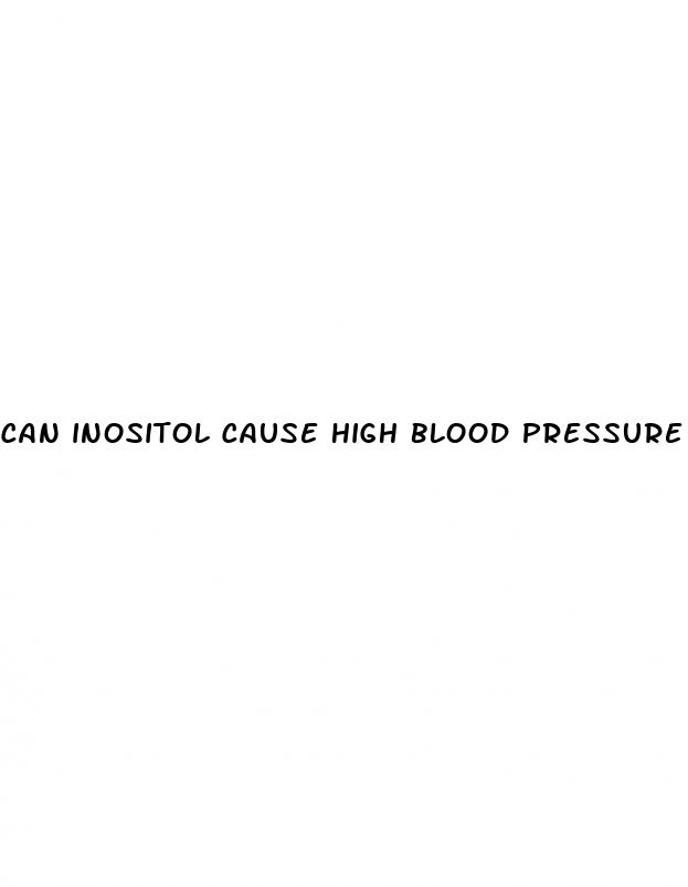 can inositol cause high blood pressure