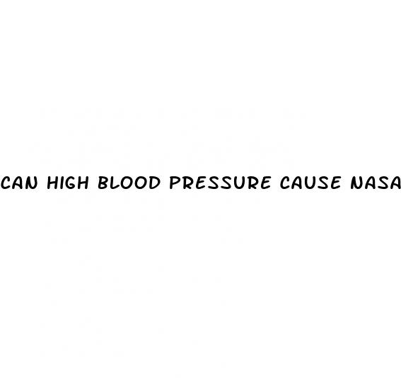 can high blood pressure cause nasal congestion