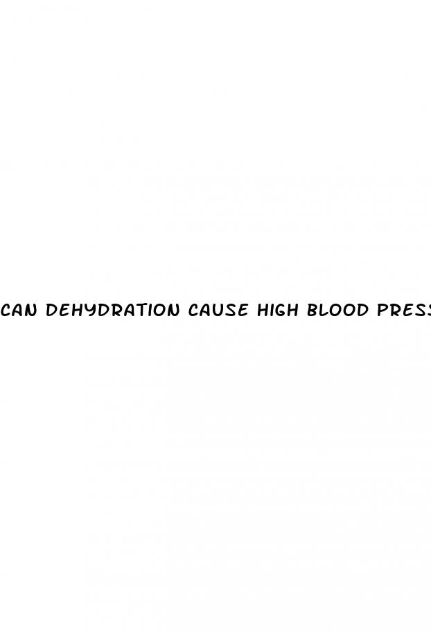 can dehydration cause high blood pressure nhs