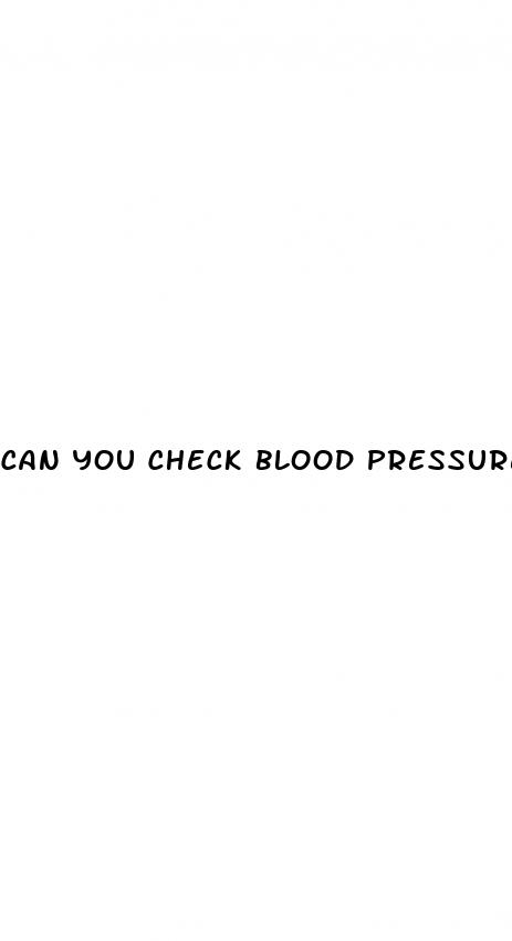 can you check blood pressure while lying down