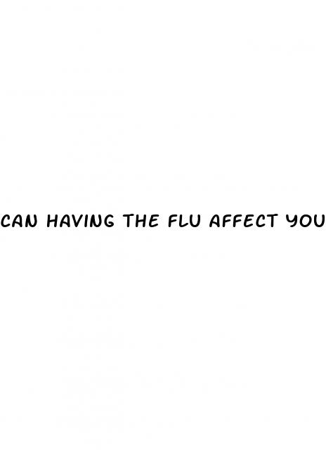 can having the flu affect your blood pressure