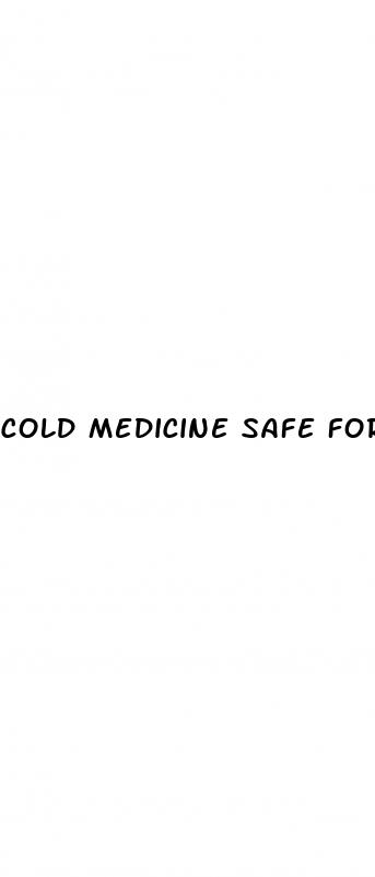 cold medicine safe for high blood pressure