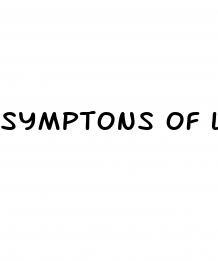 symptons of low blood pressure