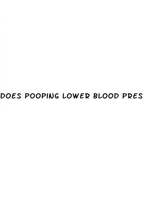 does pooping lower blood pressure