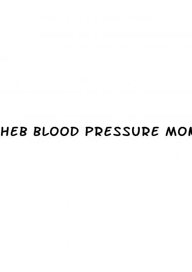 heb blood pressure monitor