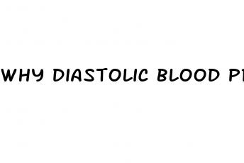 why diastolic blood pressure is high