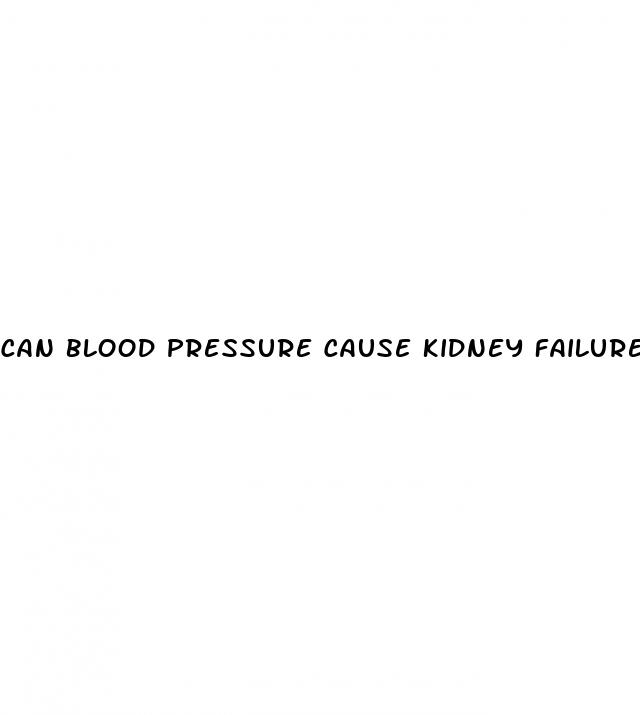 can blood pressure cause kidney failure
