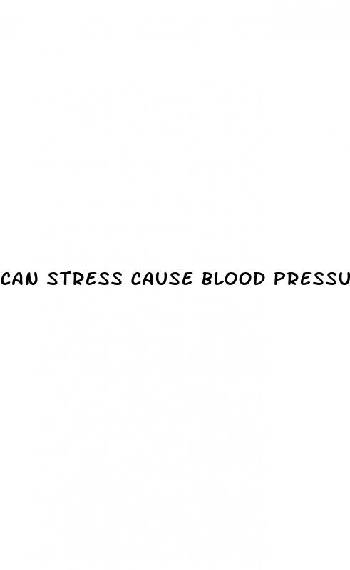 can stress cause blood pressure to increase