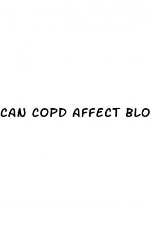can copd affect blood pressure