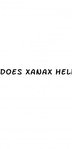 does xanax help with high blood pressure