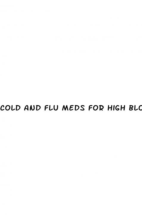 cold and flu meds for high blood pressure