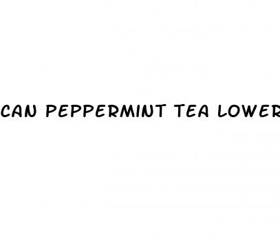 can peppermint tea lower blood pressure