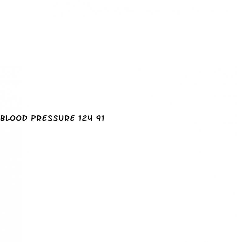 blood pressure 124 91