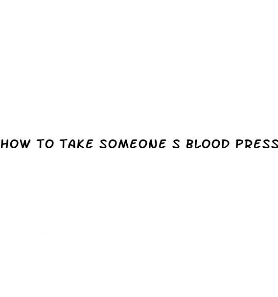 how to take someone s blood pressure