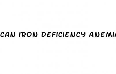 can iron deficiency anemia cause high blood pressure