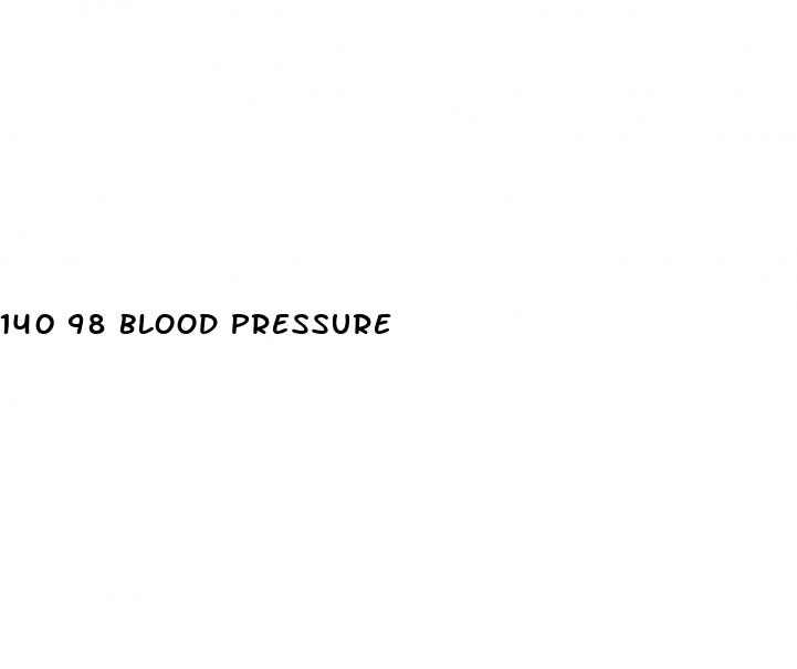 140 98 blood pressure