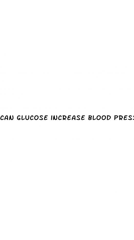 can glucose increase blood pressure