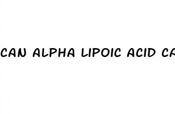 can alpha lipoic acid cause high blood pressure