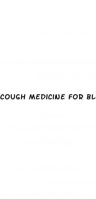 cough medicine for blood pressure