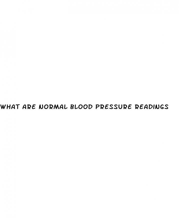 what are normal blood pressure readings