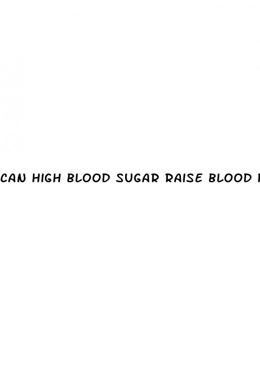 can high blood sugar raise blood pressure