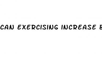 can exercising increase blood pressure