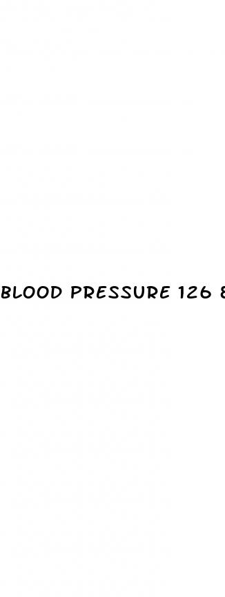blood pressure 126 81