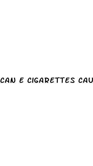 can e cigarettes cause high blood pressure