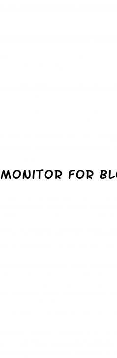 monitor for blood pressure