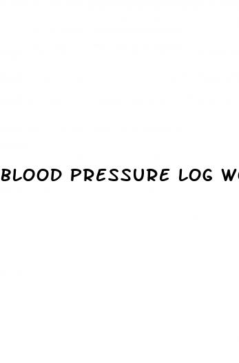 blood pressure log word document