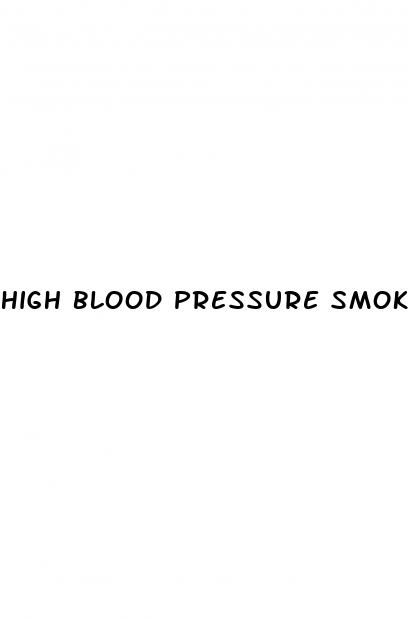 high blood pressure smoking