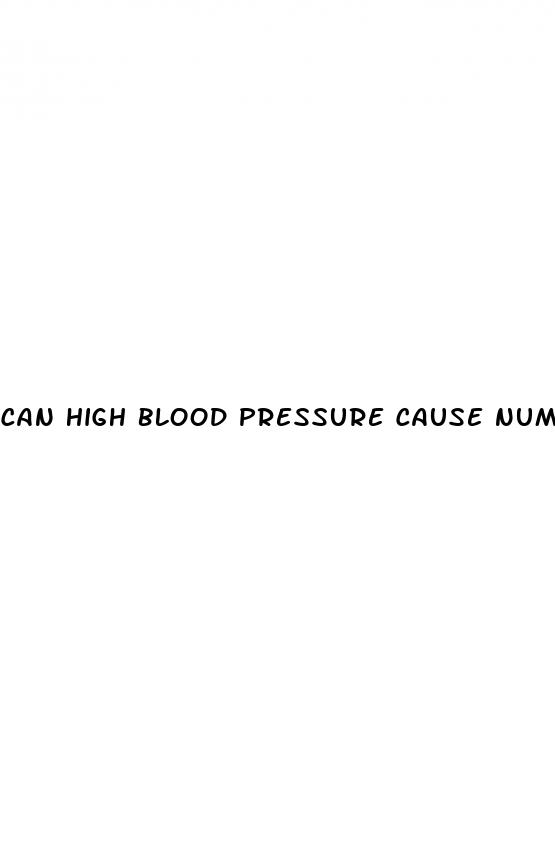 can high blood pressure cause numbness and tingling
