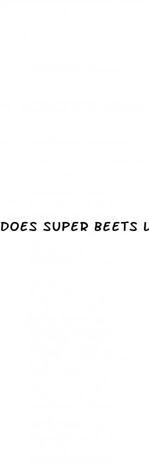 does super beets lower blood pressure