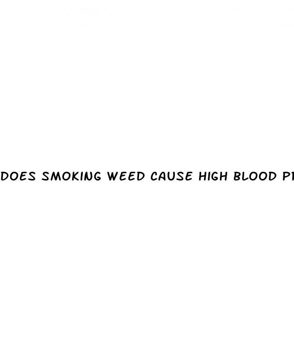 does smoking weed cause high blood pressure to spike