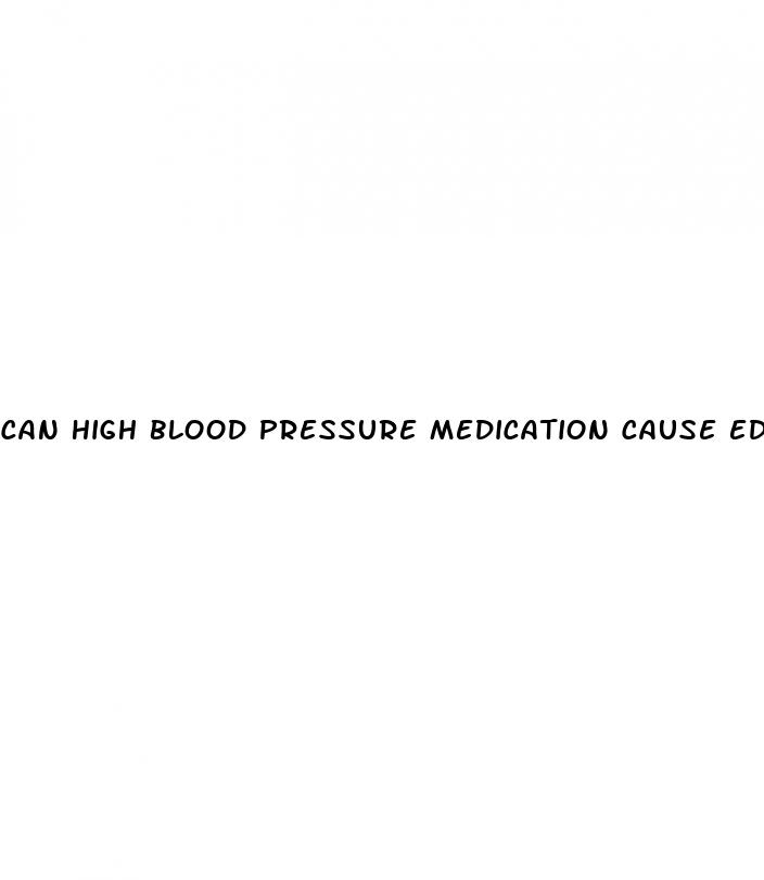 can high blood pressure medication cause ed