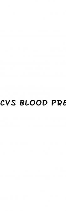 cvs blood pressure machines
