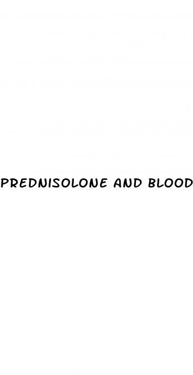 prednisolone and blood pressure