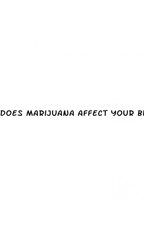 does marijuana affect your blood pressure