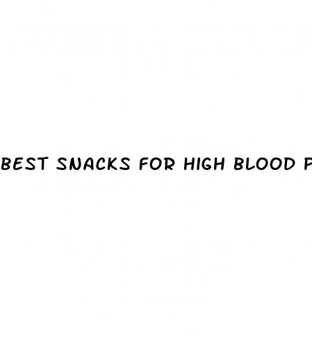 best snacks for high blood pressure
