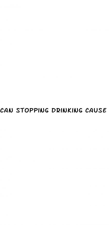 can stopping drinking cause high blood pressure