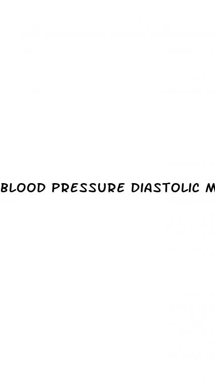 blood pressure diastolic meaning