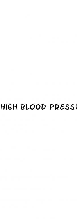 high blood pressure cuff