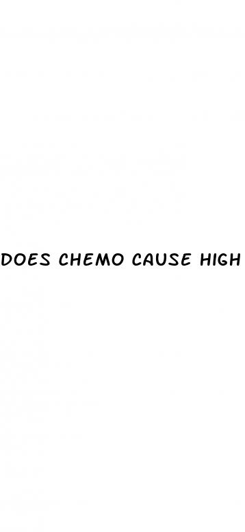 does chemo cause high blood pressure
