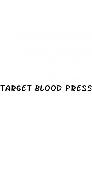 target blood pressure cuff