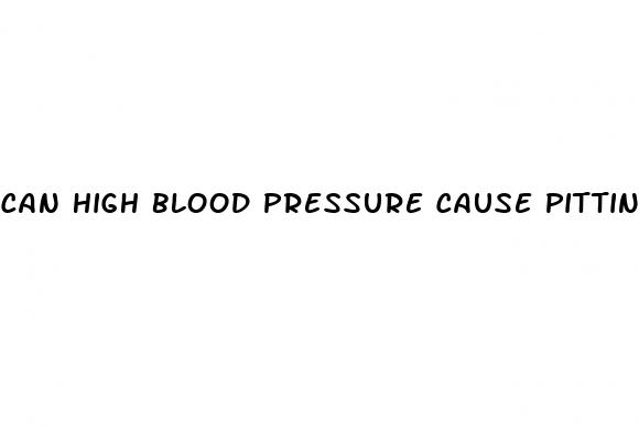 can high blood pressure cause pitting edema