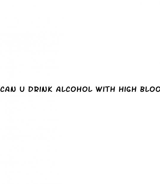 can u drink alcohol with high blood pressure medicine