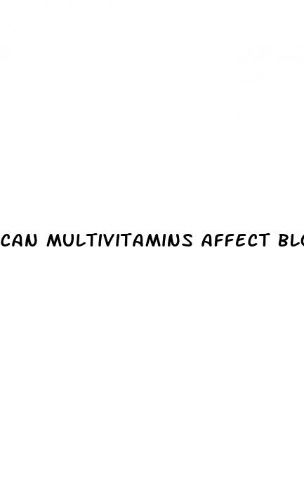 can multivitamins affect blood pressure medication