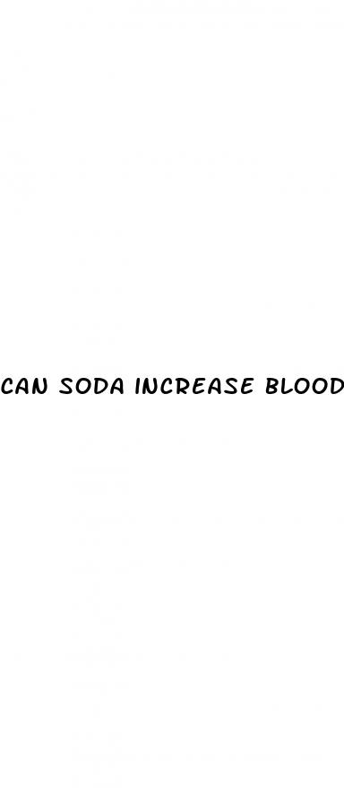 can soda increase blood pressure