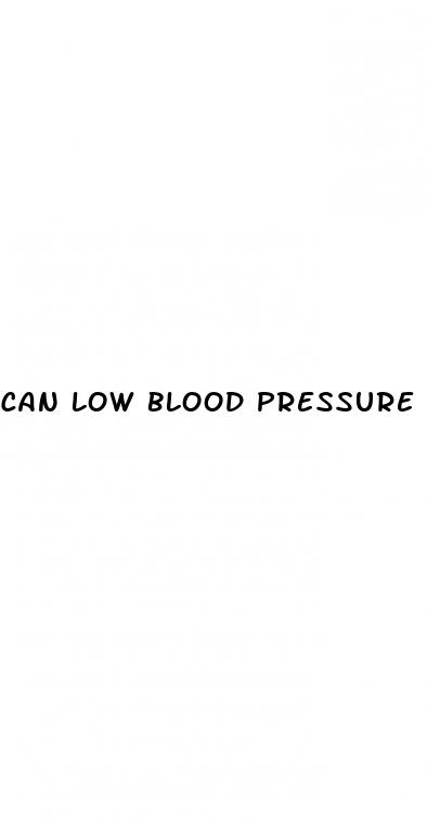 can low blood pressure cause water retention
